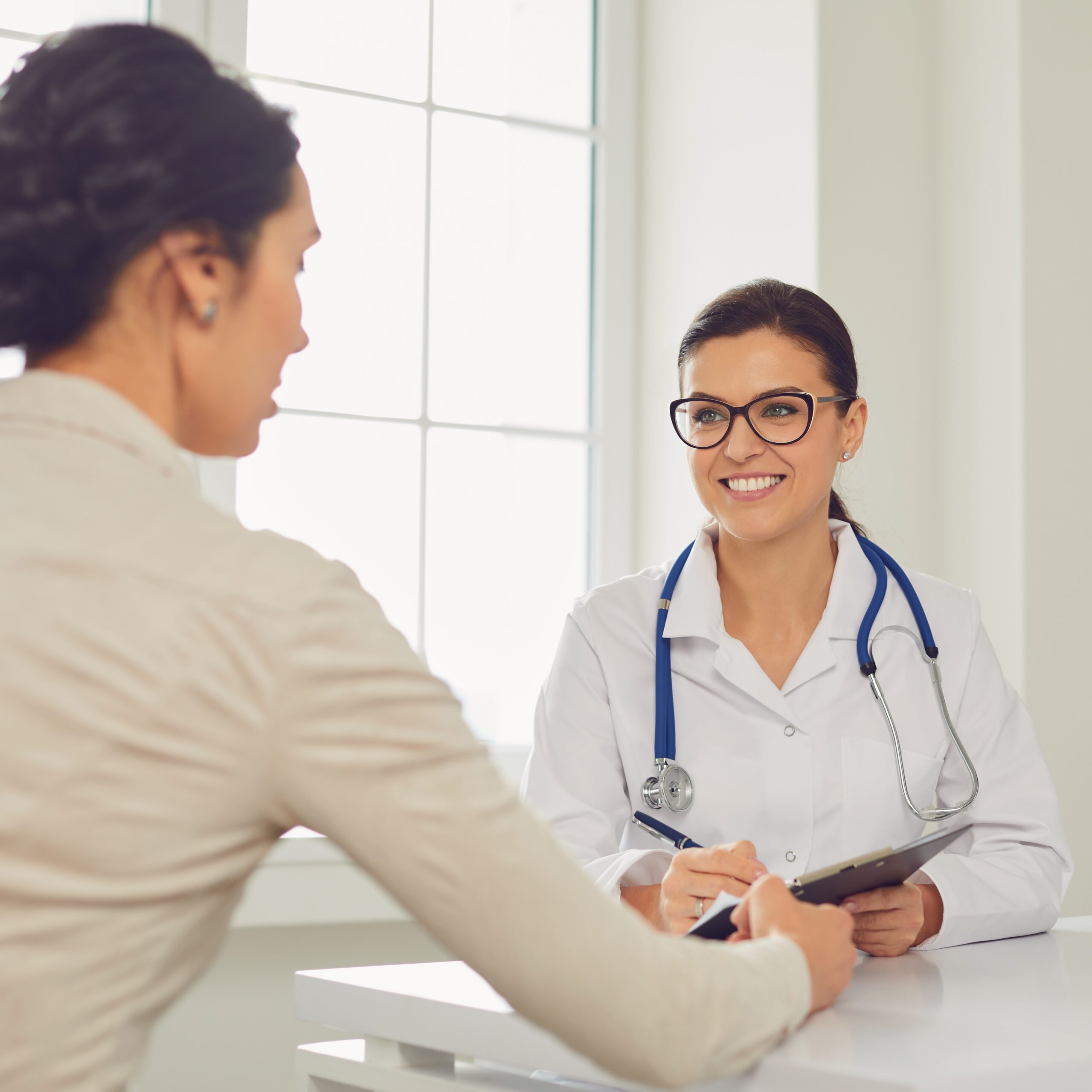 A woman getting Abortion Pill Information in Toledo, Ohio